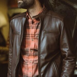 URU Recoleta Argentina Men's Brown Leather Jacket
